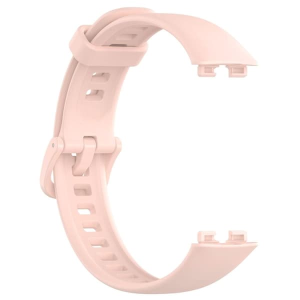 Bizon klockarmband i silikon för Huawei Band 9 / Band 8, rosa