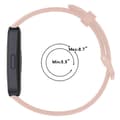 Miniatyrbild 6 av 6: Bizon klockarmband i silikon för Huawei Band 9 / Band 8, rosa