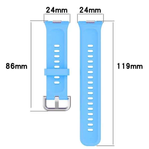Bizon Strap Watch Silicone Pro SR til Huawei Watch Fit 3, blå
