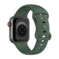 Miniatyrbillede 4 af 6: Bizon Urrem Silikone S til Apple Watch 38/40/41/42mm, Mørkegrøn