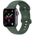 Miniatyrbillede 1 af 6: Bizon Urrem Silikone S til Apple Watch 38/40/41/42mm, Mørkegrøn