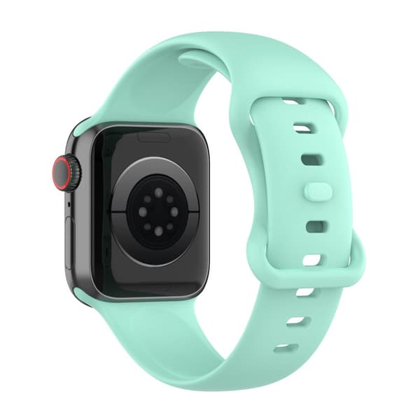 Bizon klockarmband silikon S för Apple Watch 38/40/41/42 mm, mintgrön