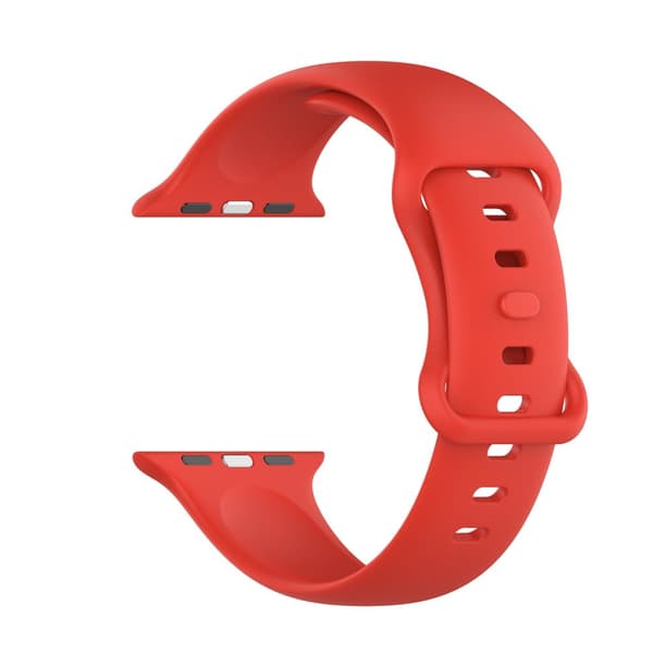 Bizon Urrem Silikone S til Apple Watch 38/40/41/42mm, Rød