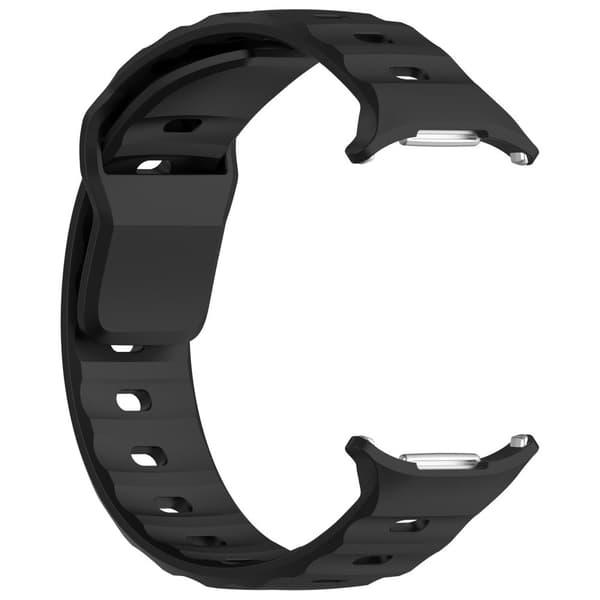 Bizon klockarmband silikon G för Galaxy Watch Ultra 47mm, svart