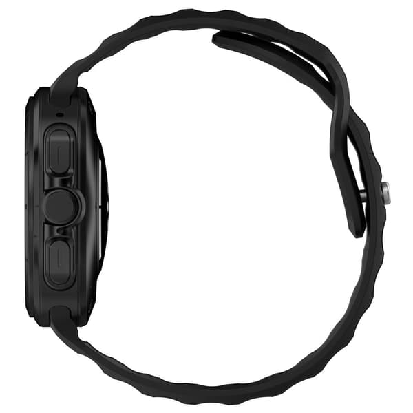 Bizon klockarmband silikon G för Galaxy Watch Ultra 47mm, svart