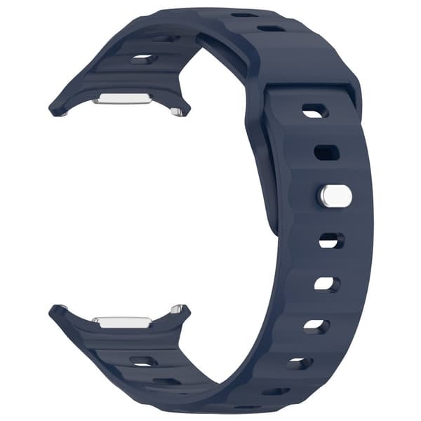 Bizon klockarmband silikon G för Galaxy Watch Ultra 47mm, marinblå