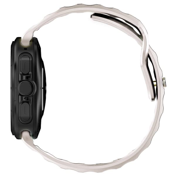 Bizon klockarmband silikon G för Galaxy Watch Ultra 47mm, ljusbeige
