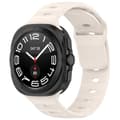 Miniatyrbild 1 av 6: Bizon klockarmband silikon G för Galaxy Watch Ultra 47mm, ljusbeige