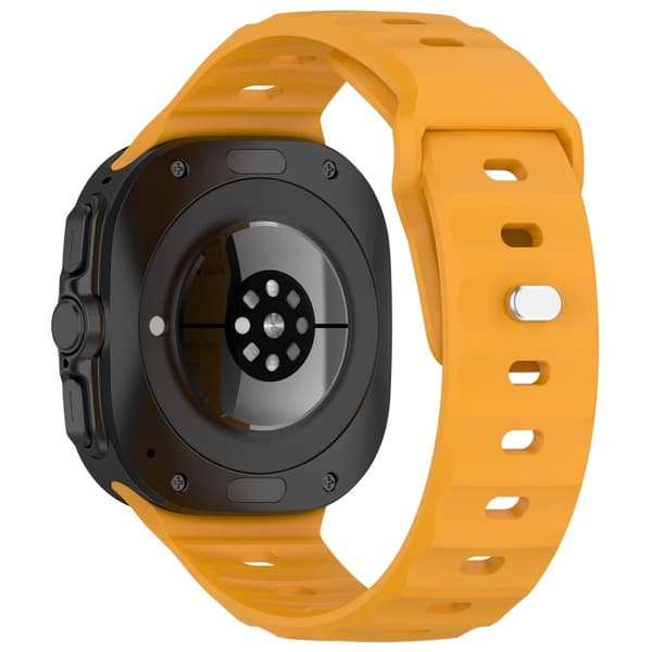 Bizon urrem silikone G til Galaxy Watch Ultra 47mm, gul
