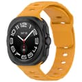 Miniatyrbillede 1 af 6: Bizon urrem silikone G til Galaxy Watch Ultra 47mm, gul
