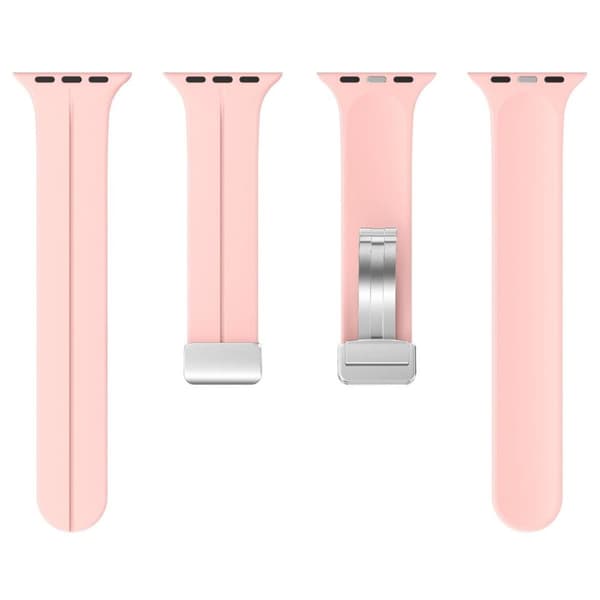 Bizon Urrem Silikone L til Apple Watch 44/45/46/49mm, Pink