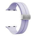 Miniatyrbillede 3 af 5: Bizon Urrem Silikone L til Apple Watch 38/40/41/42mm, Lavendel