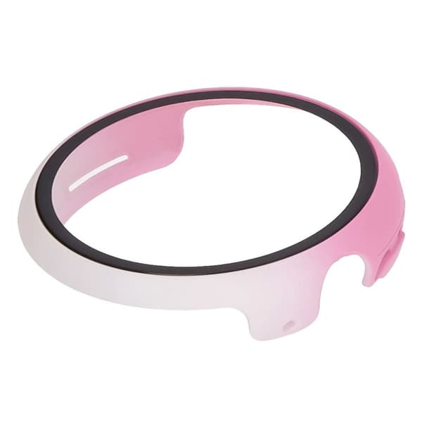 Bizon-kotelo + lasikello Google Pixel Watch 3:lle 41 mm, valkoinen ja pinkki