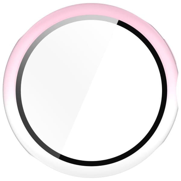 Bizon-kotelo + lasikello Google Pixel Watch 3:lle 41 mm, valkoinen ja pinkki