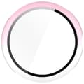 Pikkukuva 8 / 8: Bizon-kotelo + lasikello Google Pixel Watch 3:lle 41 mm, valkoinen ja pinkki