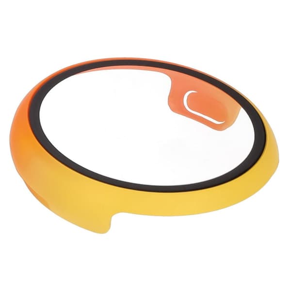 Bizon-fodral + glasklocka för Google Pixel Watch 3 41 mm, gul-orange