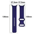 Pikkukuva 2 / 5: Bizon-ranneke, silikoninen S-ranneke, 41 mm, Google Pixel Watch 3/Watch 2/Watch 1 -älykellolle, safiiri
