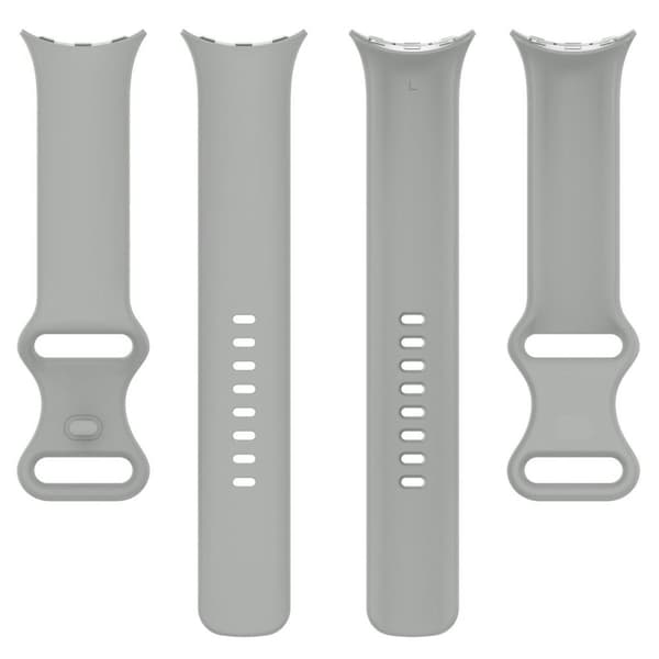 Bizon klockarmband i silikon, 41 mm, för Google Pixel Watch 3/Watch 2/Watch 1, grå