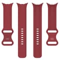 Miniatyrbillede 5 af 5: Bizon Urrem Silikone S 41mm til Google Pixel Watch 3/Watch 2/Watch 1, Karmin