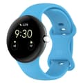 Miniatyrbild 1 av 5: Bizon klockarmband i silikon, 41 mm, för Google Pixel Watch 3/Watch 2/Watch 1, blå