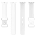 Pikkukuva 5 / 5: Bizon Silicone Strap -kelloranneke S 41 mm Google Pixel Watch 3/Watch 2/Watch 1 -älykellolle, valkoinen