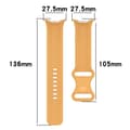 Miniatyrbillede 2 af 5: Bizon Urrem Silikone S 41mm til Google Pixel Watch 3/Watch 2/Watch 1, Gul