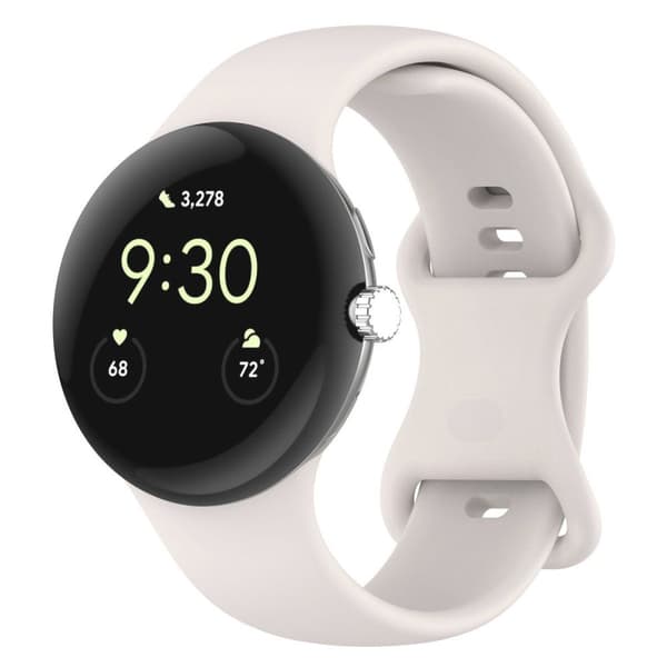 Bizon Silicone Strap -kello Google Pixel Watch 3:lle (45 mm), helmi