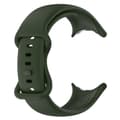 Pikkukuva 3 / 5: Bizon Strap -silikonikello Google Pixel Watch 3:lle (45 mm), tummanvihreä