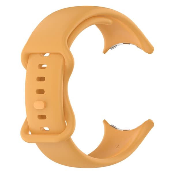 Bizon Strap Watch Silikone S til Google Pixel Watch 3 (45 mm), Gul