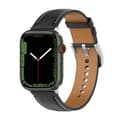 Miniatyrbillede 1 af 6: Bizon Strap Watch Casual Læderrem til Apple Watch 38/40/41mm/S10 42mm, Sort