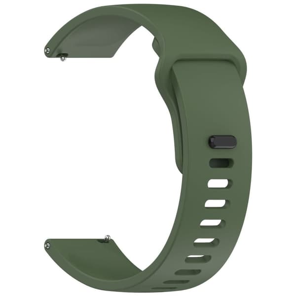 Bizon Strap Watch Silicone Pro H QuickRelease 22mm Mörkgrönt Smartwatch-armband