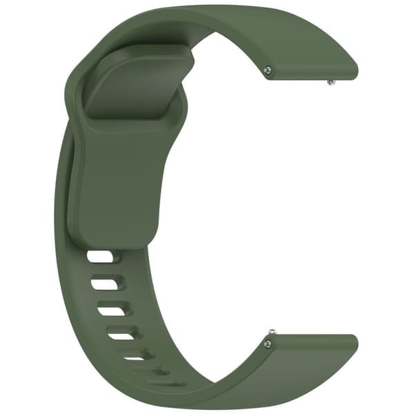 Bizon Strap Watch Silicone Pro H QuickRelease 22mm Mörkgrönt Smartwatch-armband