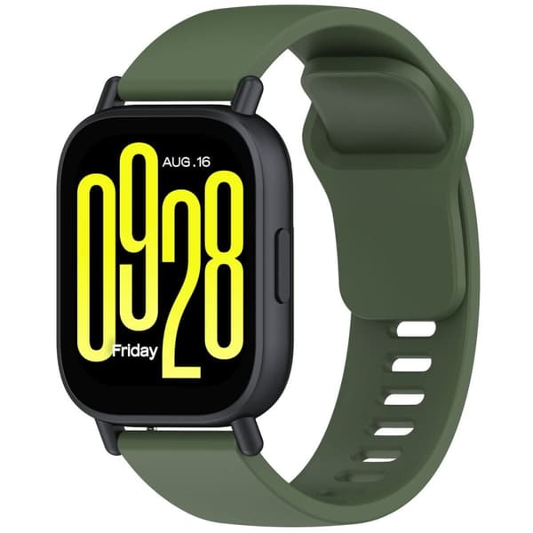 Bizon Strap Watch Silicone Pro H QuickRelease 22mm Mörkgrönt Smartwatch-armband
