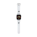 Miniatyrbild 1 av 4: Karl Lagerfeld 3D gummi Karl &amp; Choupette Heads NFT - Rem för Apple Watch 42/44/45/49 mm (Vit)