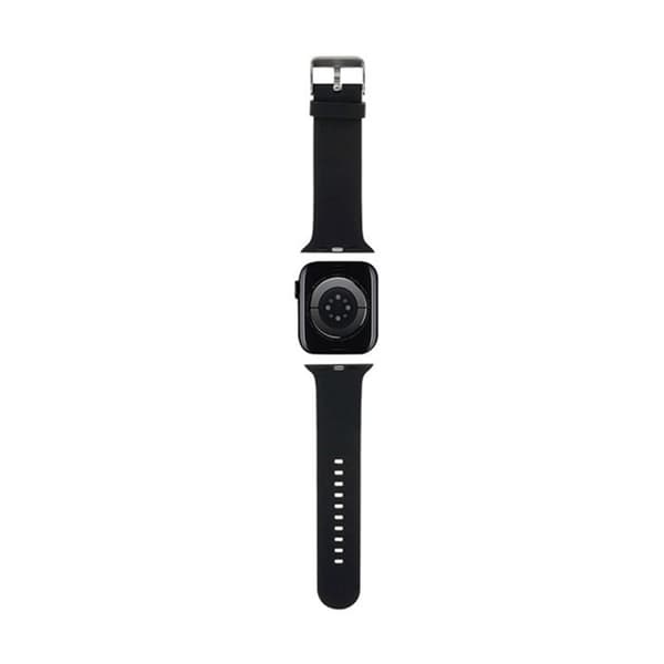 Karl Lagerfeld 3D gummi Karl Head NFT - Rem för Apple Watch 38/40/41 mm (svart)