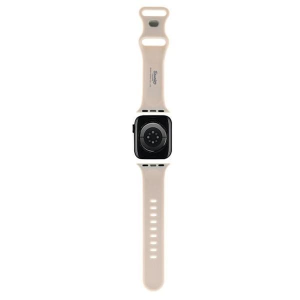 Hello Kitty Silikon Kitty Head - Rem för Apple Watch 38/40/41 mm (beige)
