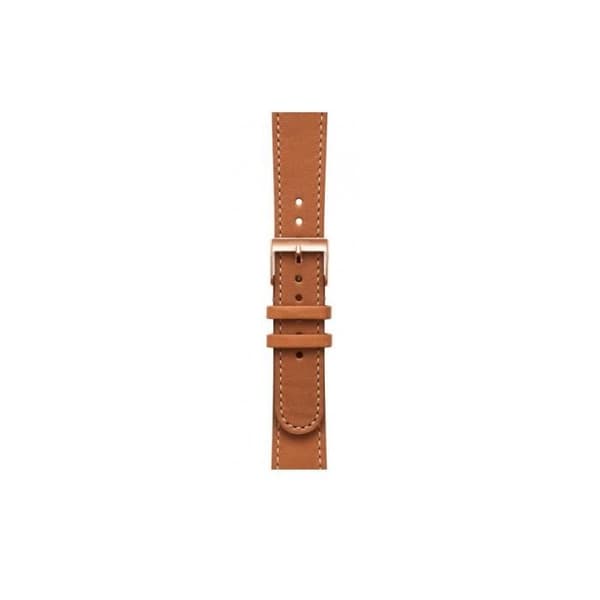 Läderrem - Withings - 18 mm - Rosa guld-spänne - Brun - Unisex
