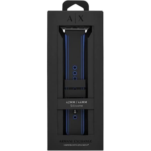 Silikonarmband för Apple Watch Armani Exchange 4244 mm Svart