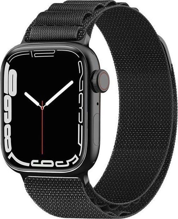 Hurtel Armband med Alpine stålspänne för Apple Watch 38/40/41 mm - svart