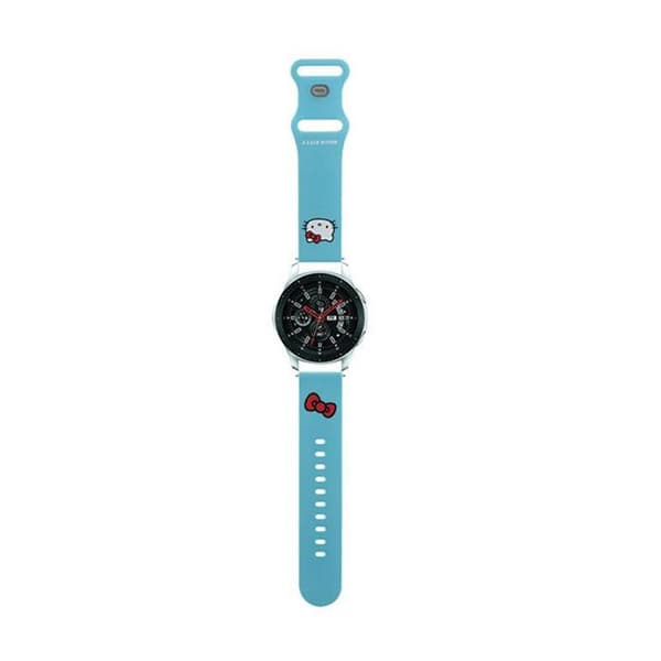 Hello Kitty Silikon Kitty Huvud - Universell armband för smartklocka 22 mm (blå)