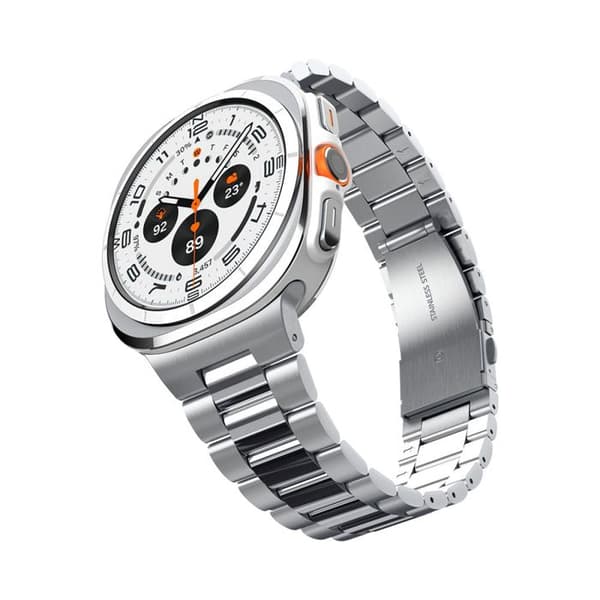 Spigen Modern Fit 316L Armband för Utbyte Kompatibel med Samsung Galaxy Watch Ultra 47mm (2024) - Silver
