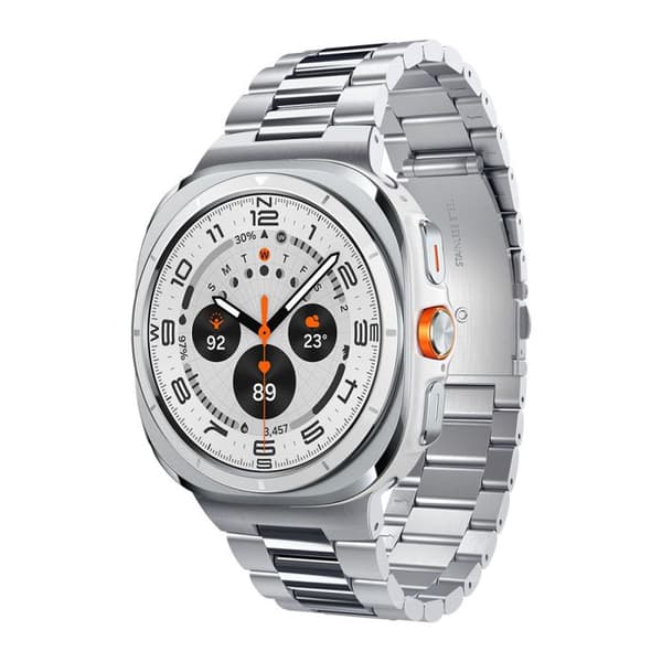 Spigen Modern Fit 316L Armband för Utbyte Kompatibel med Samsung Galaxy Watch Ultra 47mm (2024) - Silver