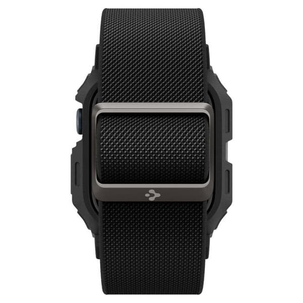 Coque för Apple Watch 10 42mm + Armband - Spigen Lite Fit "Pro" - Matt Svart