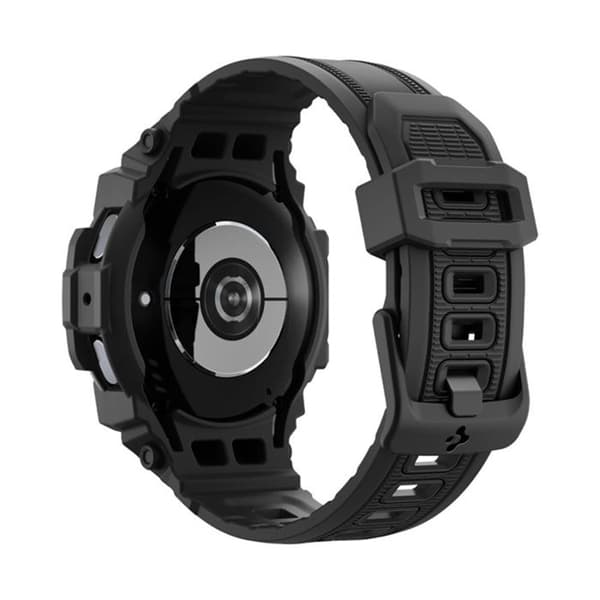 Spigen Rugged Armor Pro - Armband + Fodral för Samsung Galaxy Watch 7 40 mm (Matt svart)