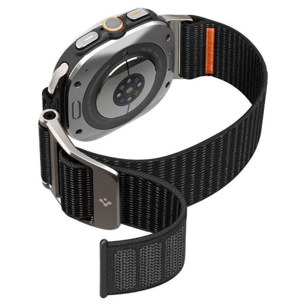 Armband - SPIGEN - Dura Pro Flex - Kompatibel med Samsung Galaxy Watch Ultra 47mm - Svart - Zinklegering