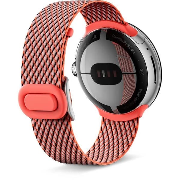 Vävd rem för Pixel Watch One Size Coral Google