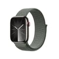 Miniatyrbild 2 av 6: Apple Watch Sport Band 38/40/41/42 mm (Militärgrön) Crong Nylon