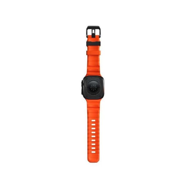 Nomad Armband Rocky Point för Apple Watch 42mm / 44mm / 45mm / 49mm - Magma / Svart - NM014865858