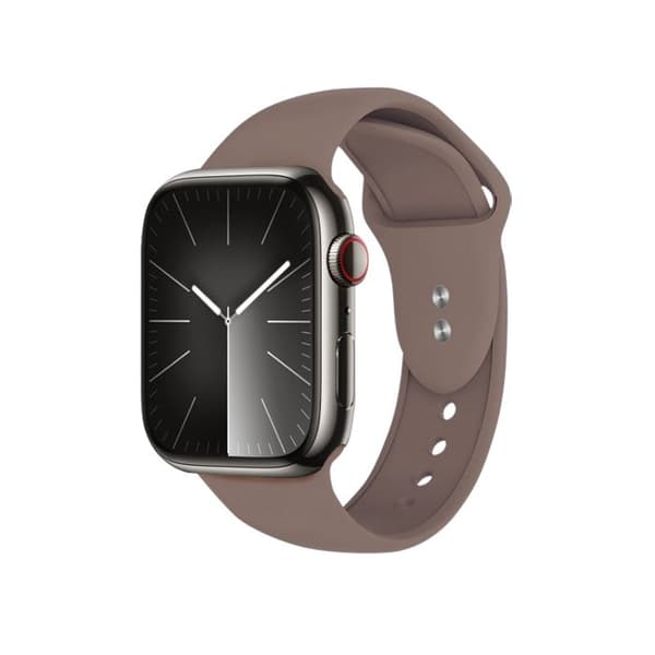 Crong Liquid – Armband för Apple Watch 44/45/46/49 mm (brun)