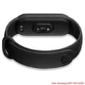 Miniatyrbild 3 av 4: OCIODUAL Silikonersättningsarmband kompatibelt med Xiaomi Mi Smart Band 5 6 Svart mjukt band Anti-Lost Bandbyte